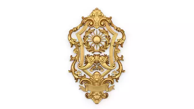 carved classic decorative ornament cnc 3d printing stl 63