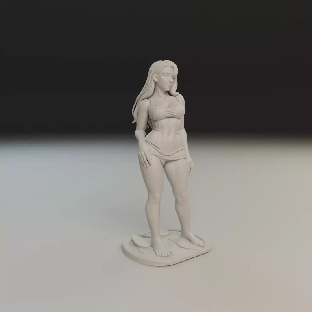 pin-up 3D print model_11