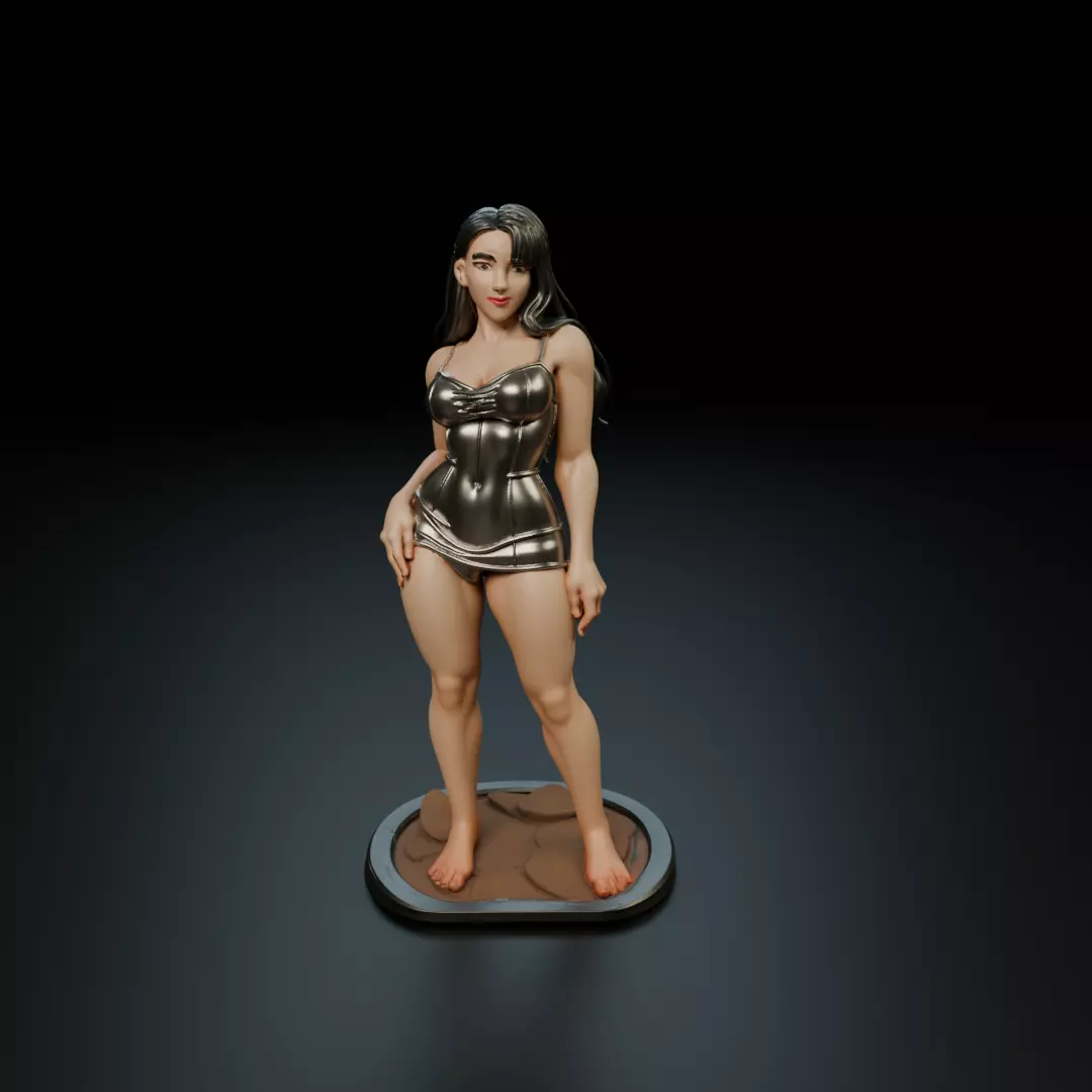 pin-up 3D print model_16