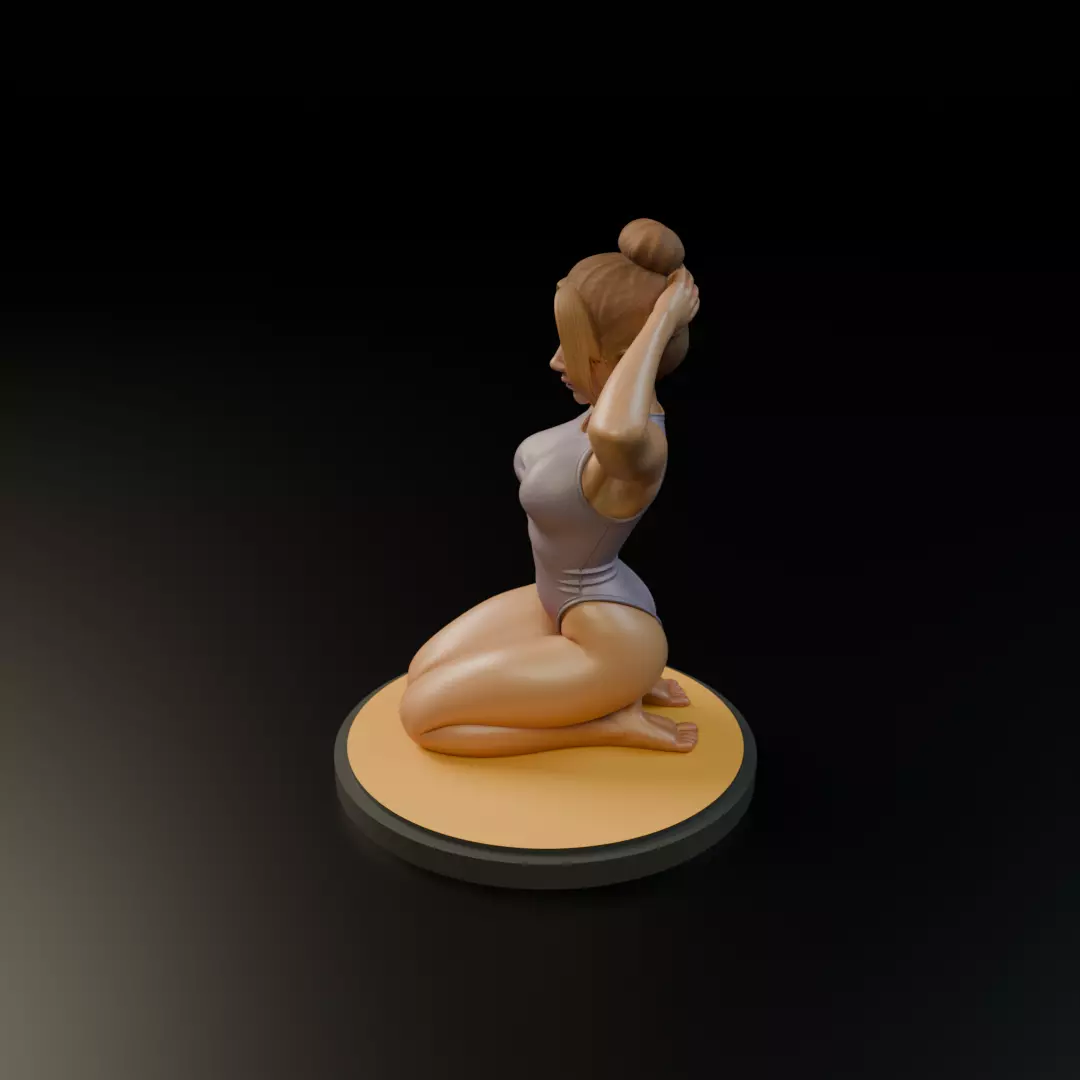 yoga model 3D print model_4