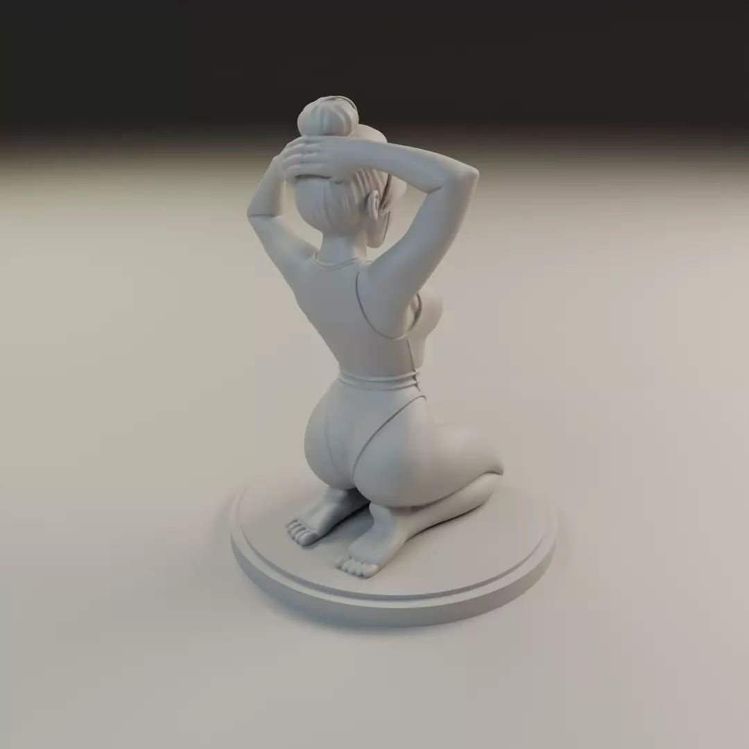yoga model 3D print model_13