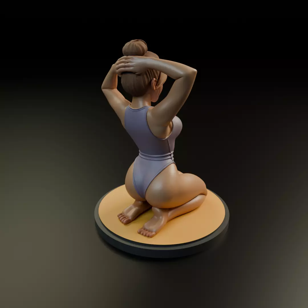 yoga model 3D print model_14