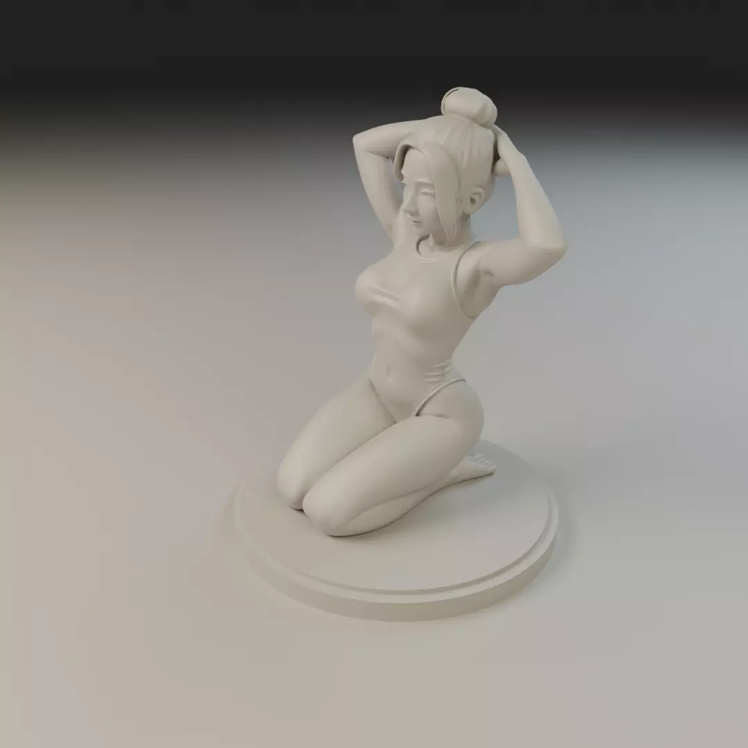 yoga model 3D print model_9