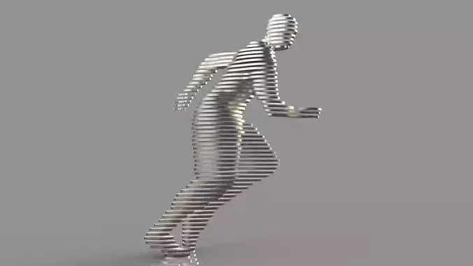 runner sculpture