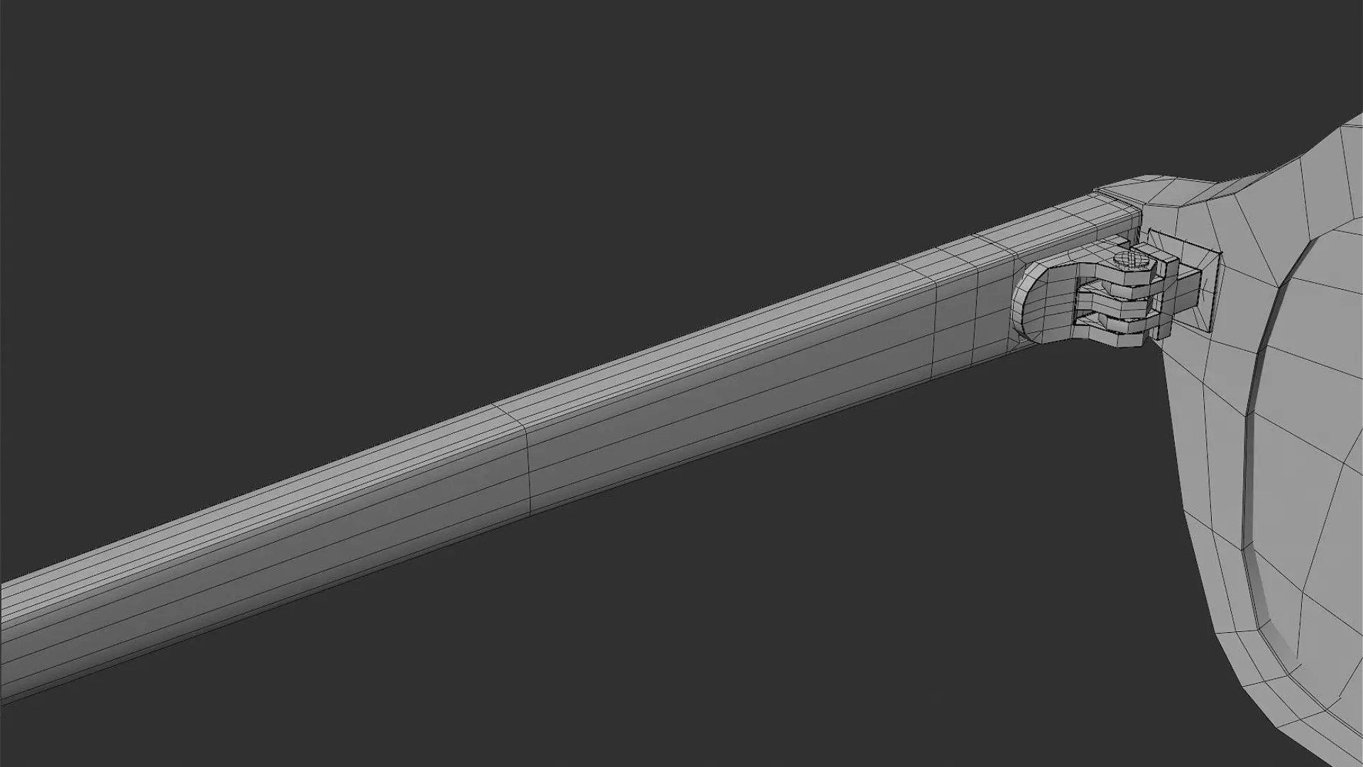 Ray Ban Zuri Bio Based Green Sunglasses 3D Model PBR Low-poly 3D model_15