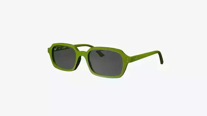 Ray Ban Zuri Bio Based Green Sunglasses 3D Model PBR Low-poly 3D model Ray Ban Zuri Bio Based Green Sunglasses 3D Model PBR Low-poly 3D model