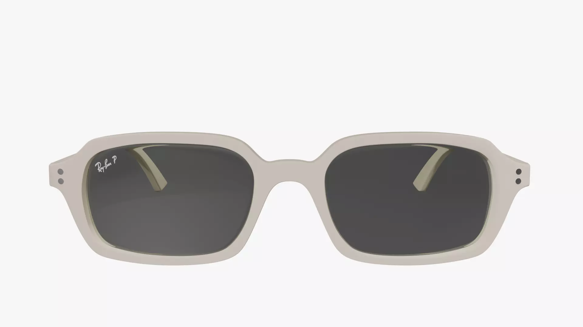 Ray Ban Zuri Bio Based Cream Sunglasses 3D Model PBR Low-poly 3D model_2