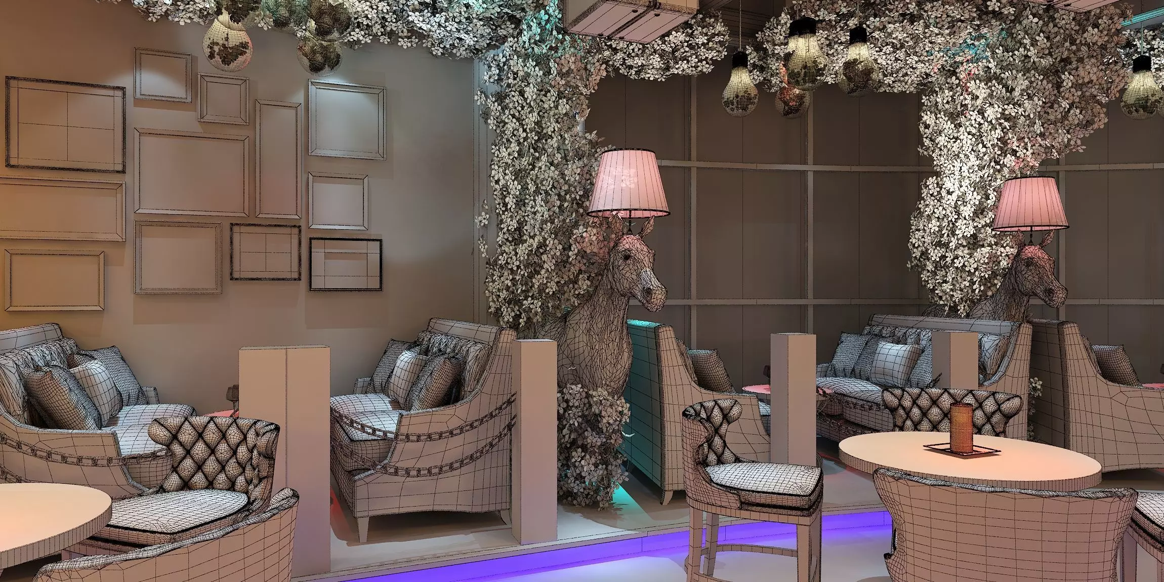 Night Club 3D model_4