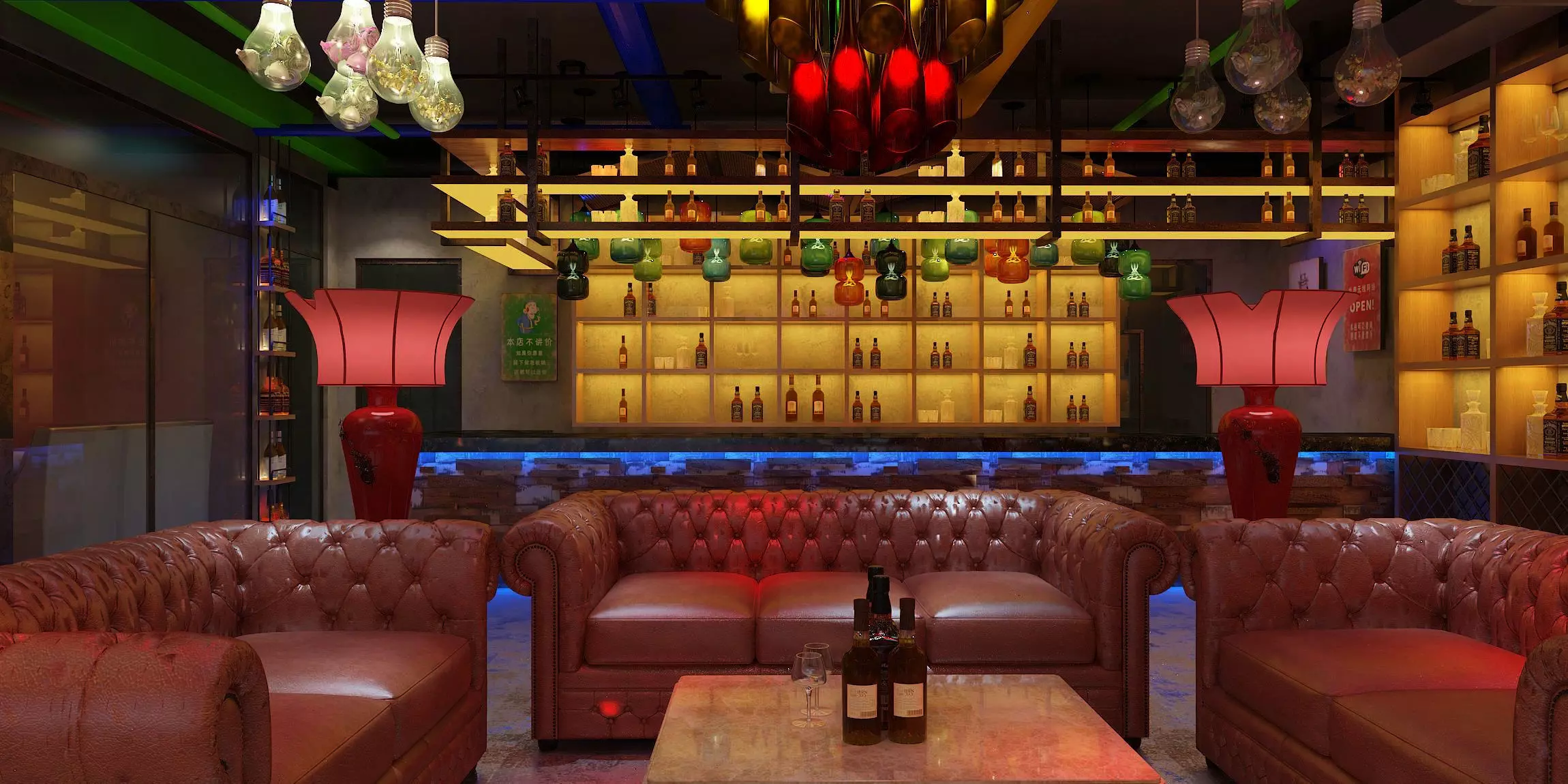 Night Club 3D model_1