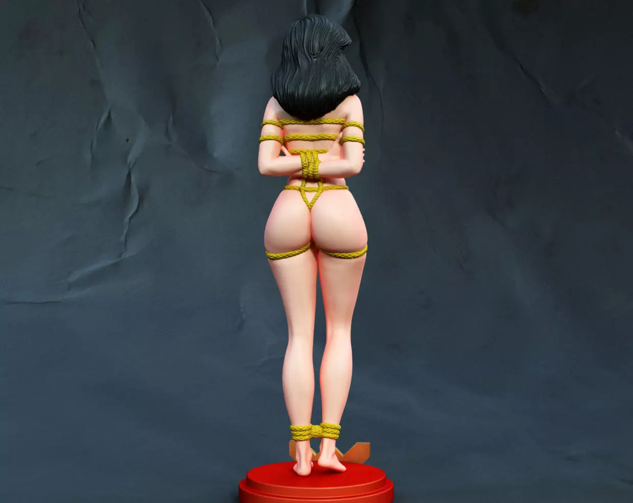 woman wonder  3D print model_2