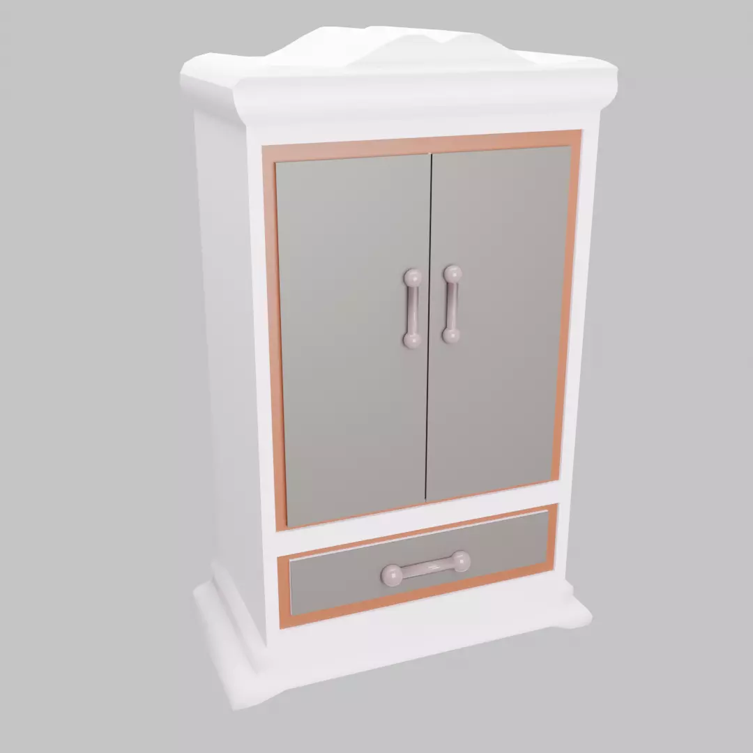 50 low poly furniture  models Low-poly 3D model_36