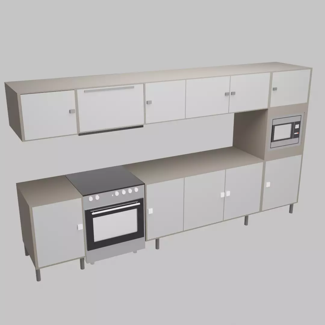 50 low poly furniture  models Low-poly 3D model_57