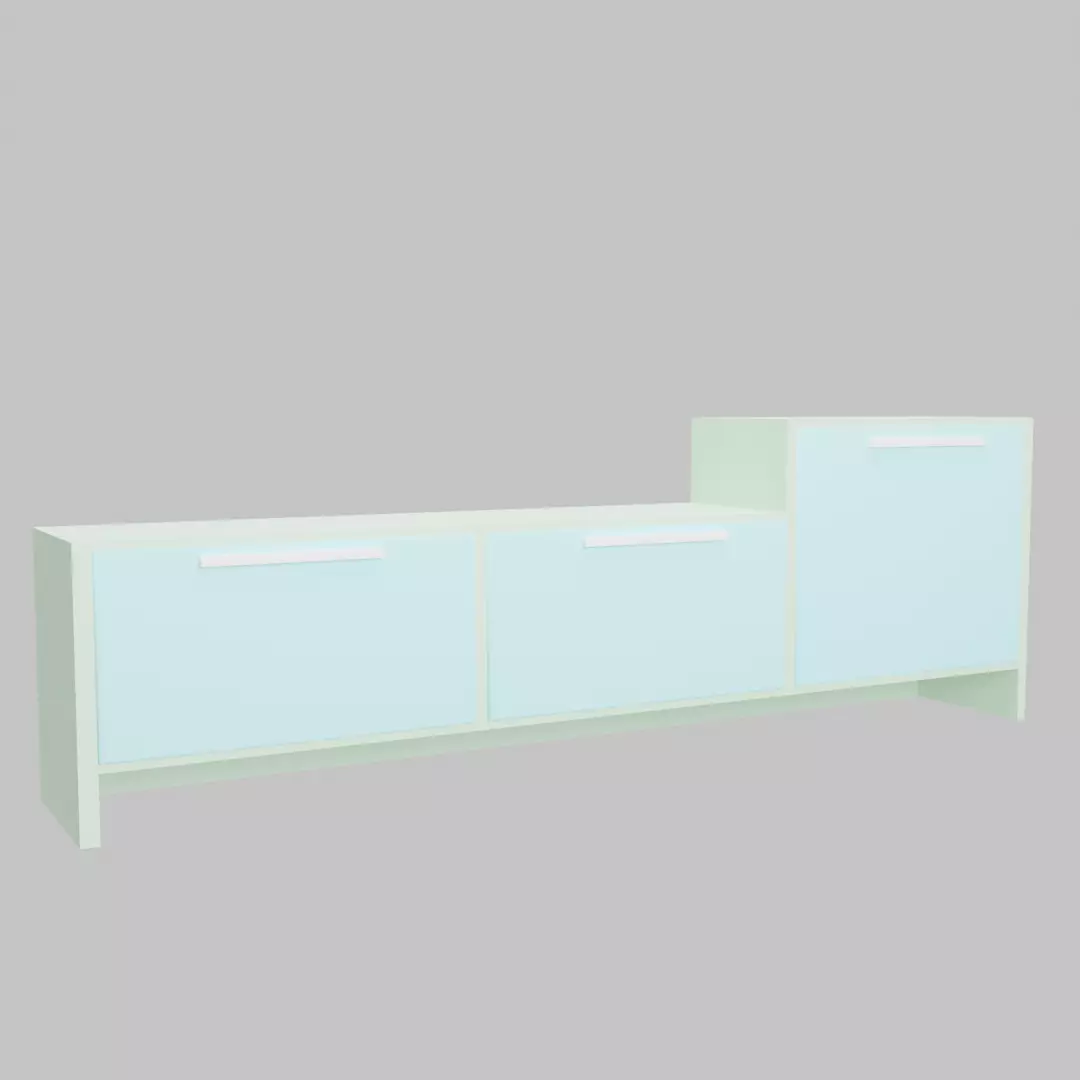 50 low poly furniture  models Low-poly 3D model_49