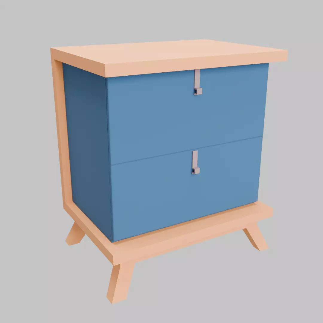 50 low poly furniture  models Low-poly 3D model_38