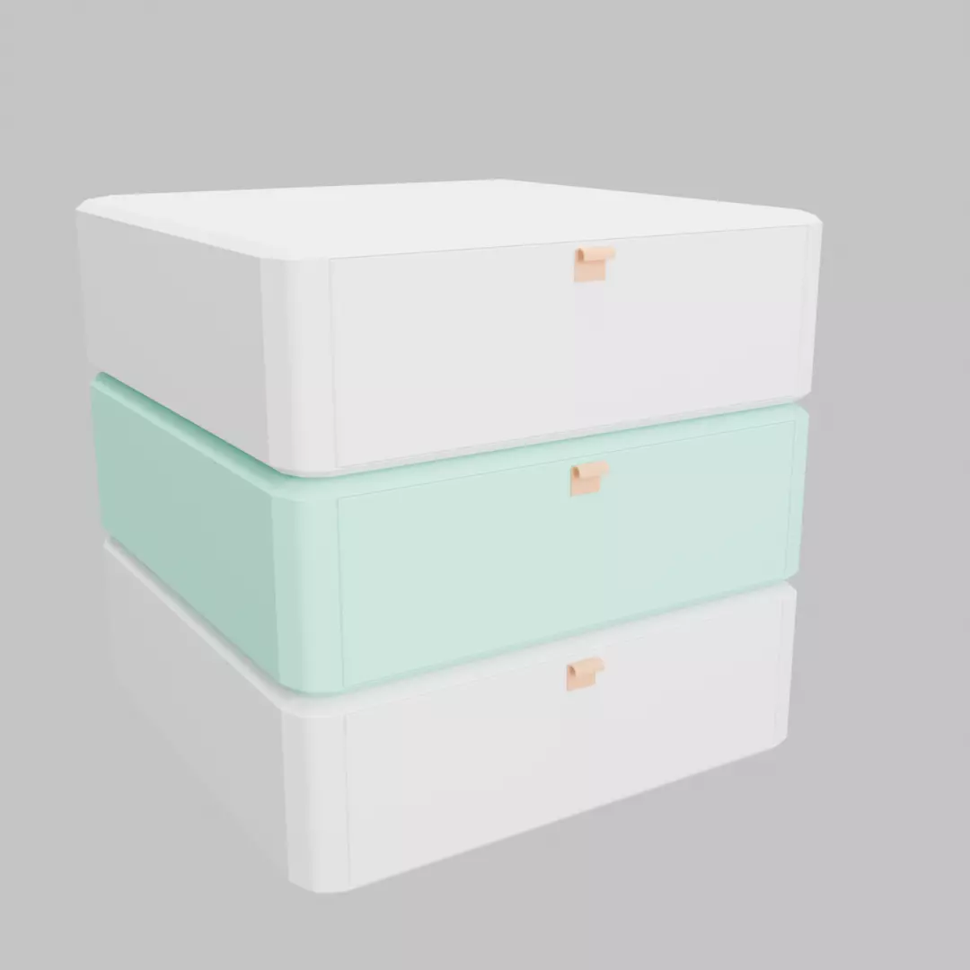 50 low poly furniture  models Low-poly 3D model_52