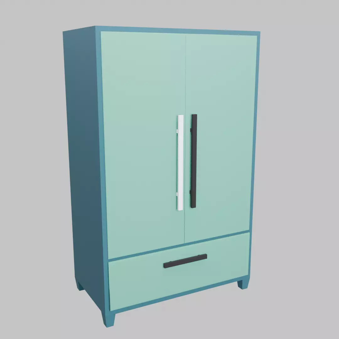 50 low poly furniture  models Low-poly 3D model_41
