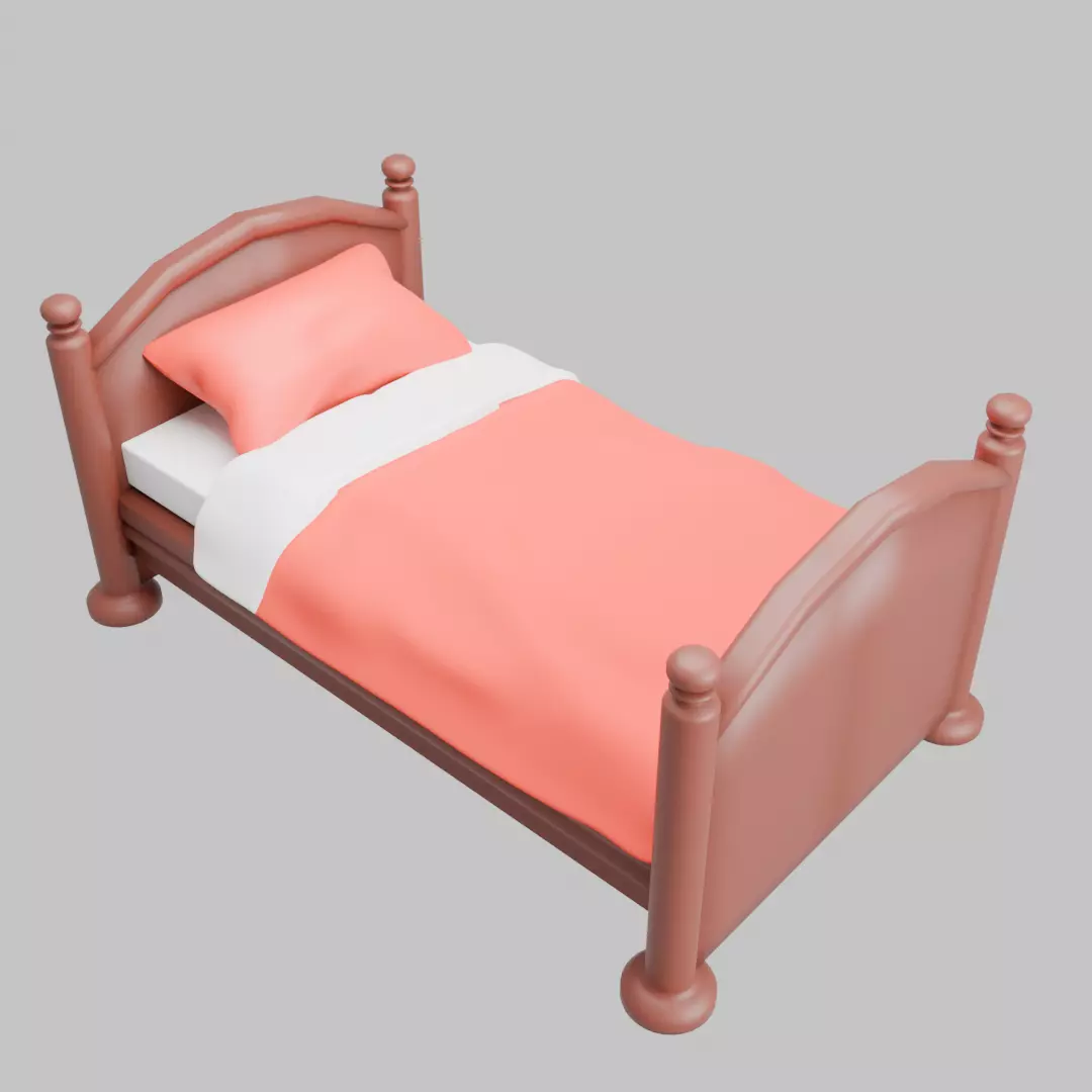 50 low poly furniture  models Low-poly 3D model_53