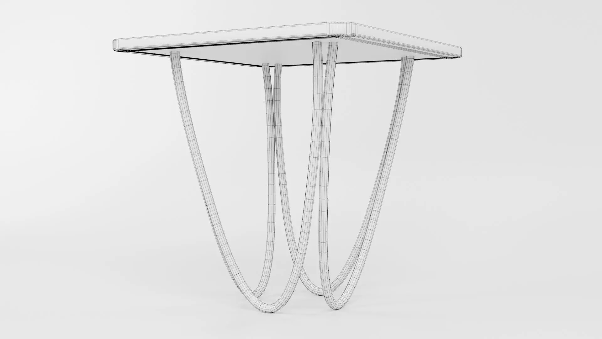 Square Table CG112 3D model_5