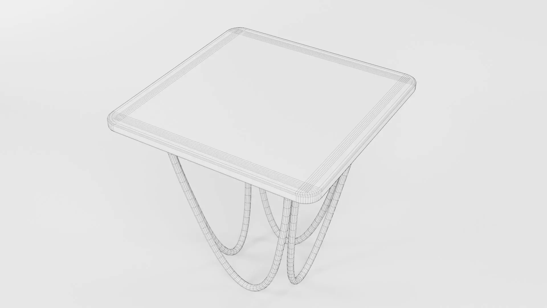 Square Table CG112 3D model_6