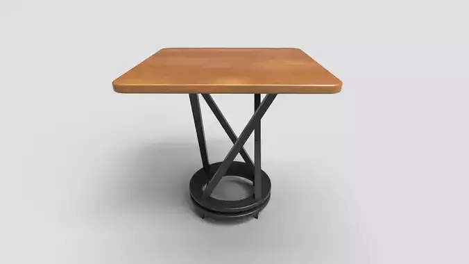 Square Table CG113 3D model