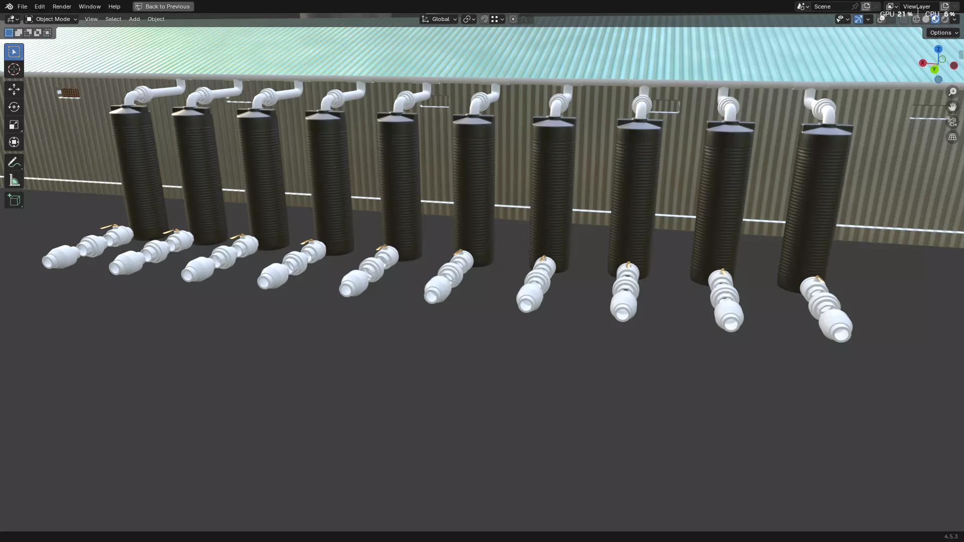 Rainwater Harvesting System on Poultry Farm 3D model_40