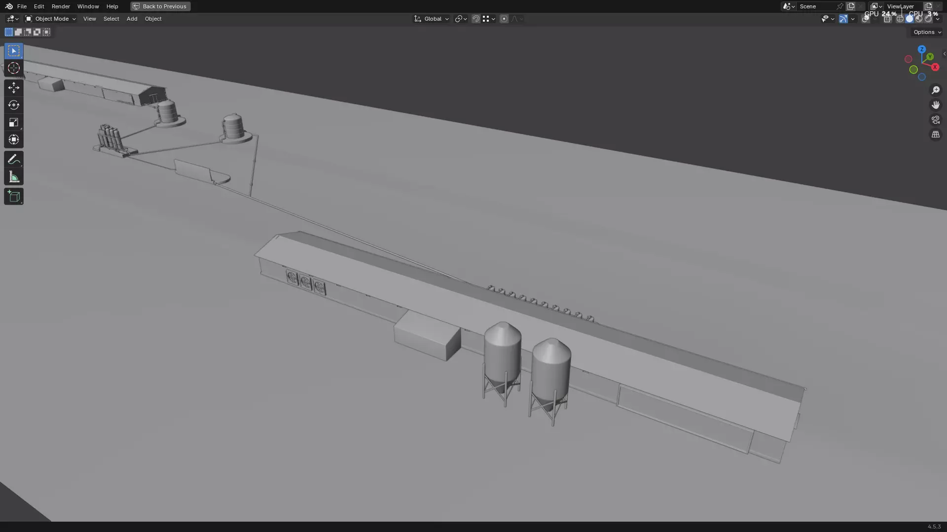 Rainwater Harvesting System on Poultry Farm 3D model_22