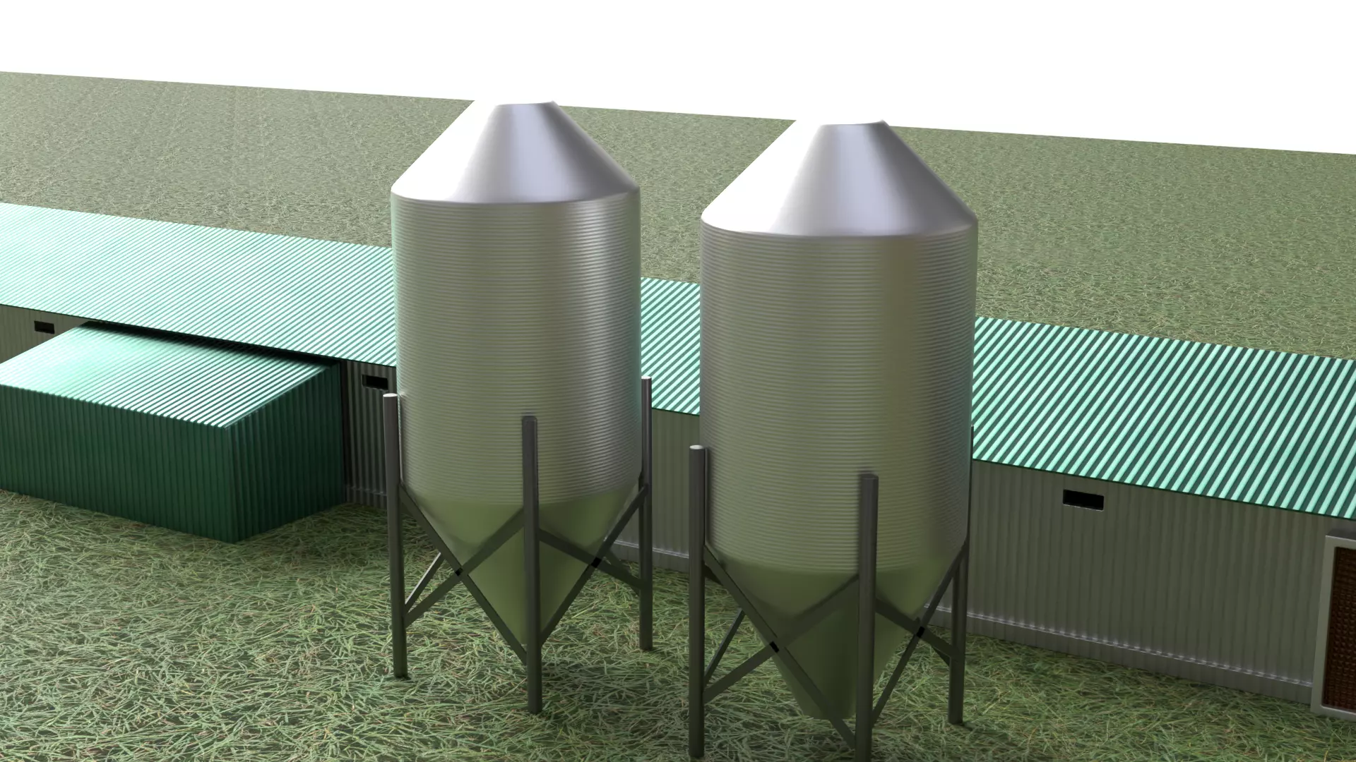 Rainwater Harvesting System on Poultry Farm 3D model_11