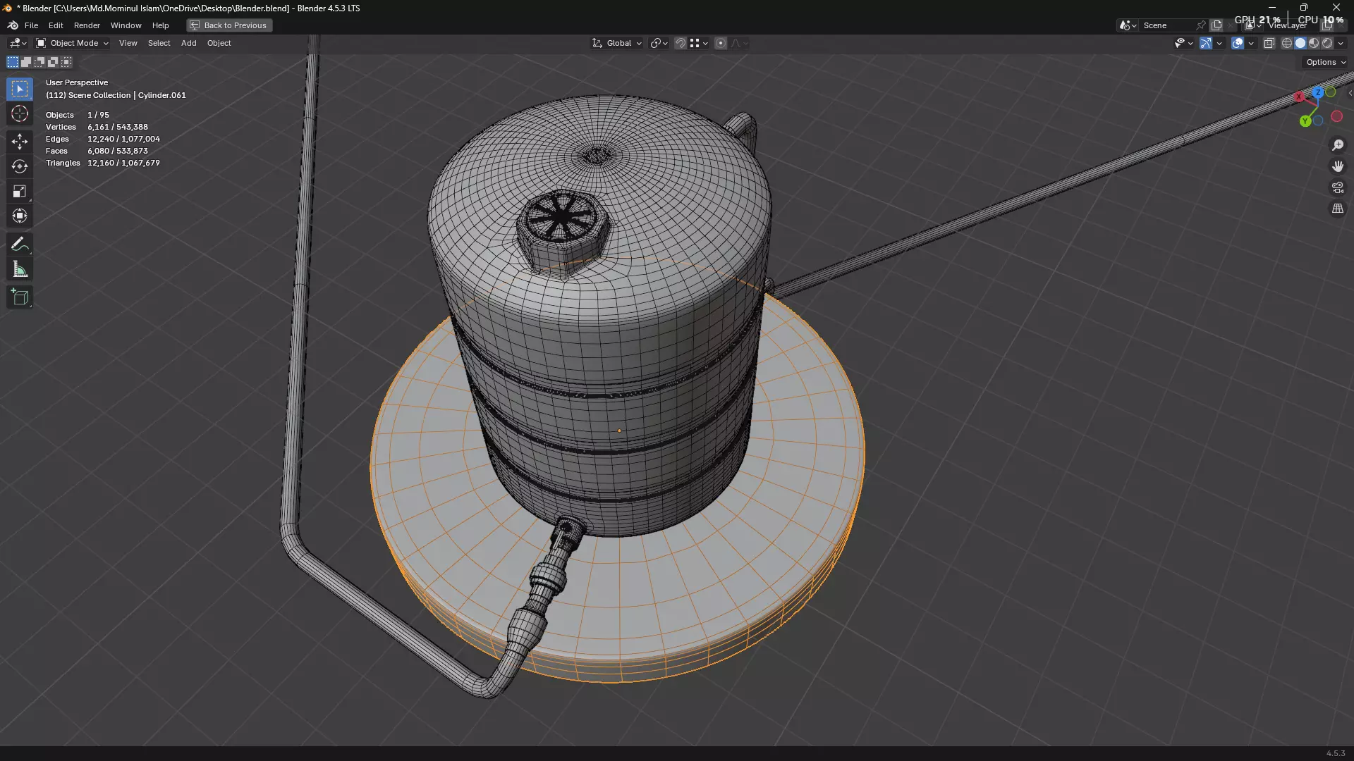 Rainwater Harvesting System on Poultry Farm 3D model_85