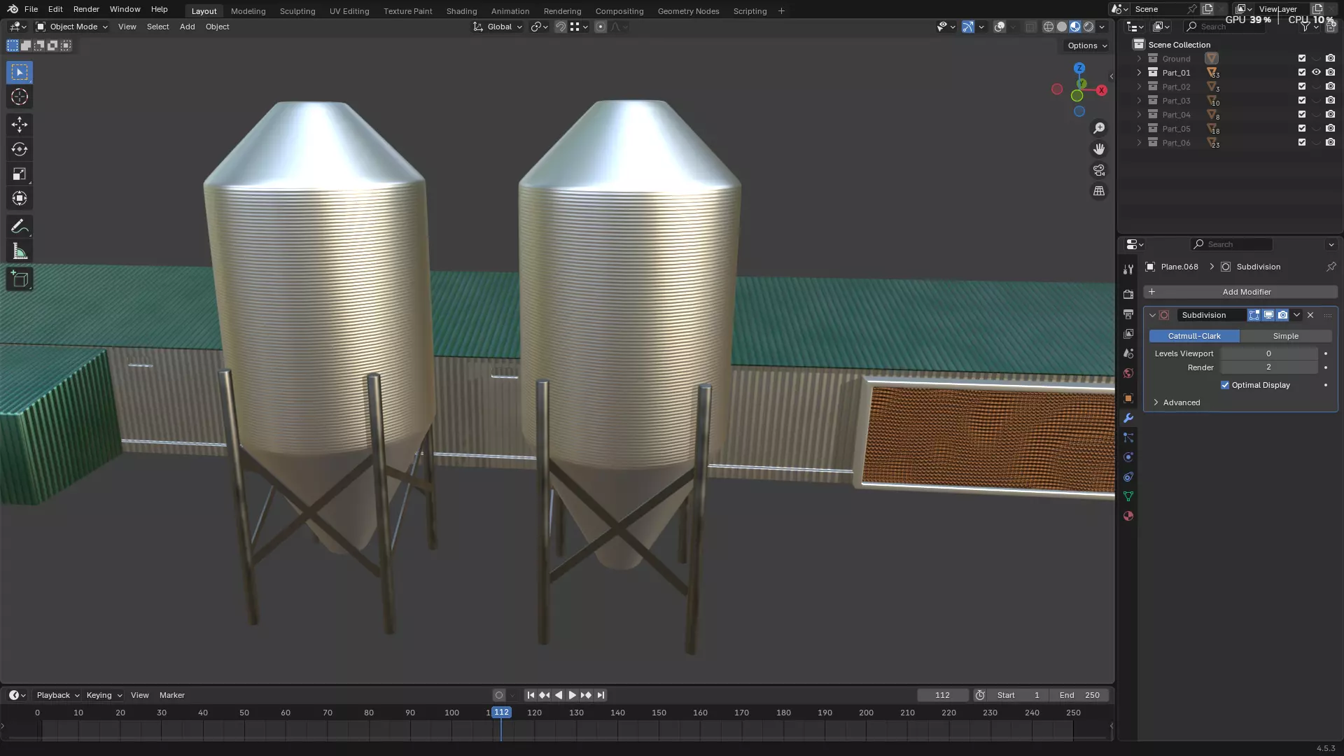 Rainwater Harvesting System on Poultry Farm 3D model_34