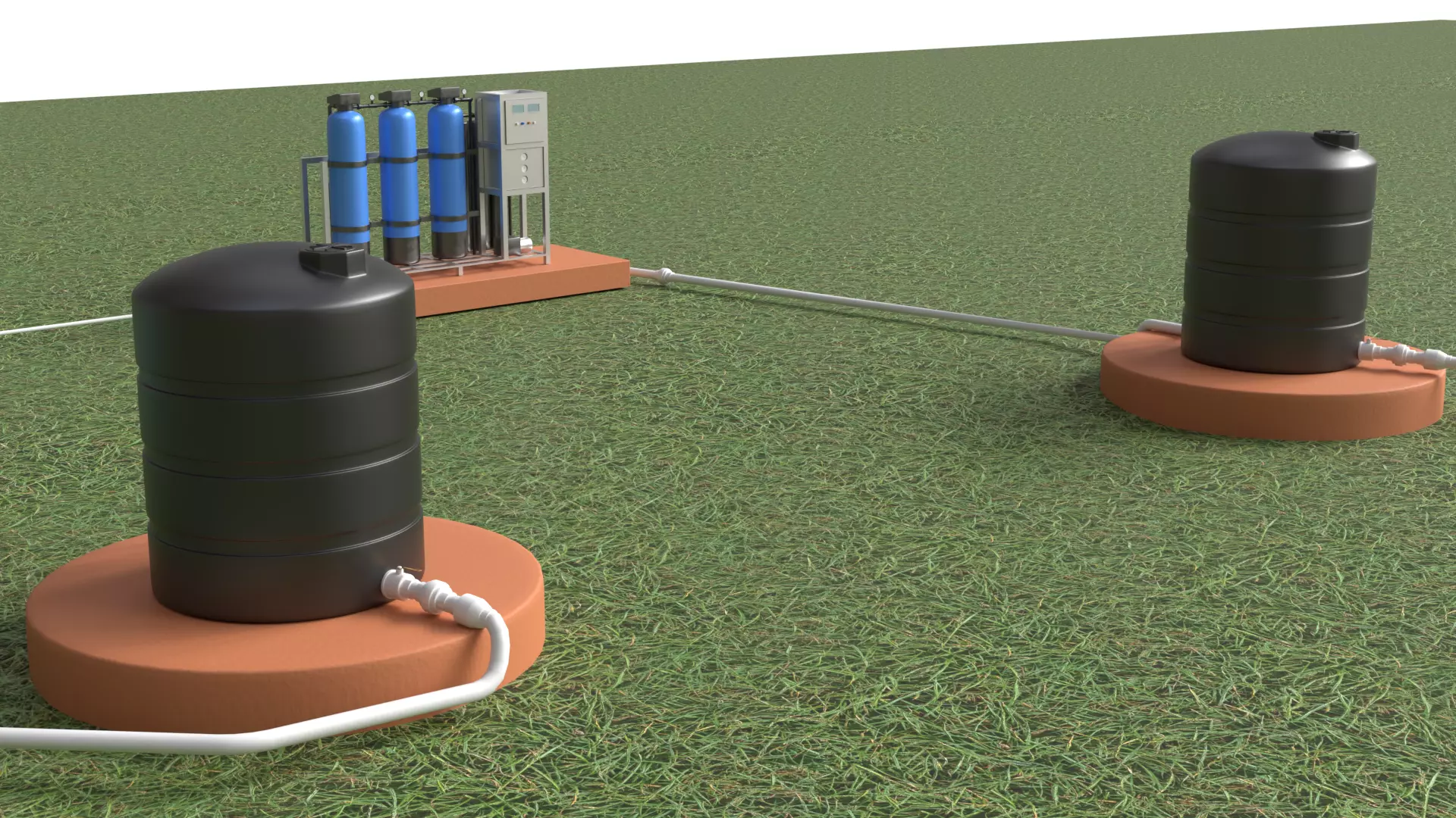 Rainwater Harvesting System on Poultry Farm 3D model_8