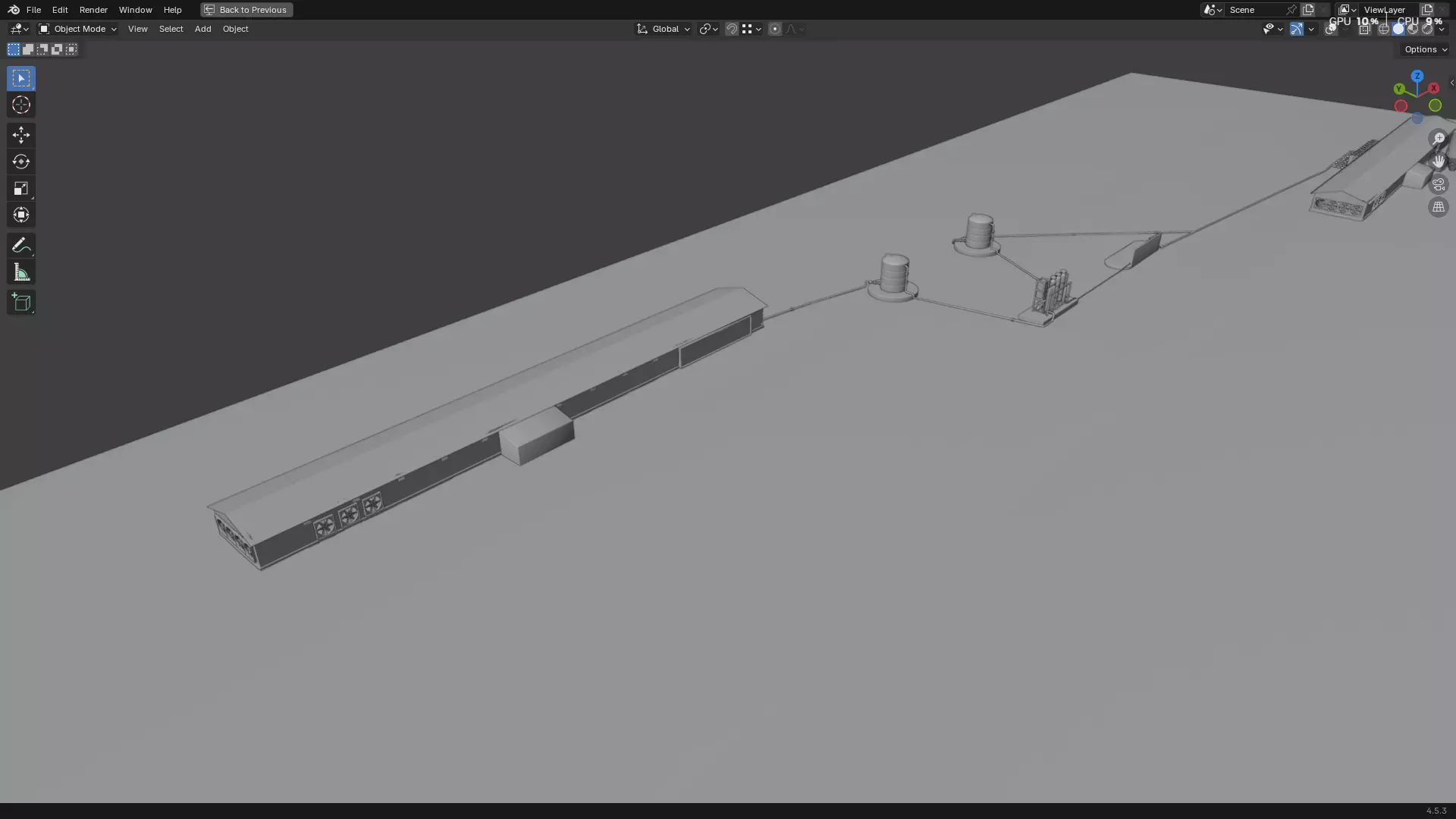 Rainwater Harvesting System on Poultry Farm 3D model_21
