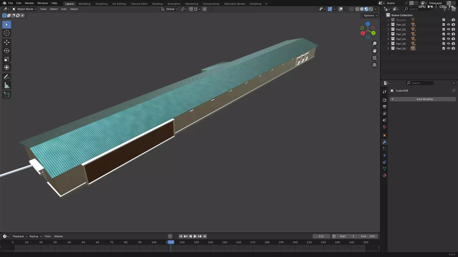 Rainwater Harvesting System on Poultry Farm 3D model_70