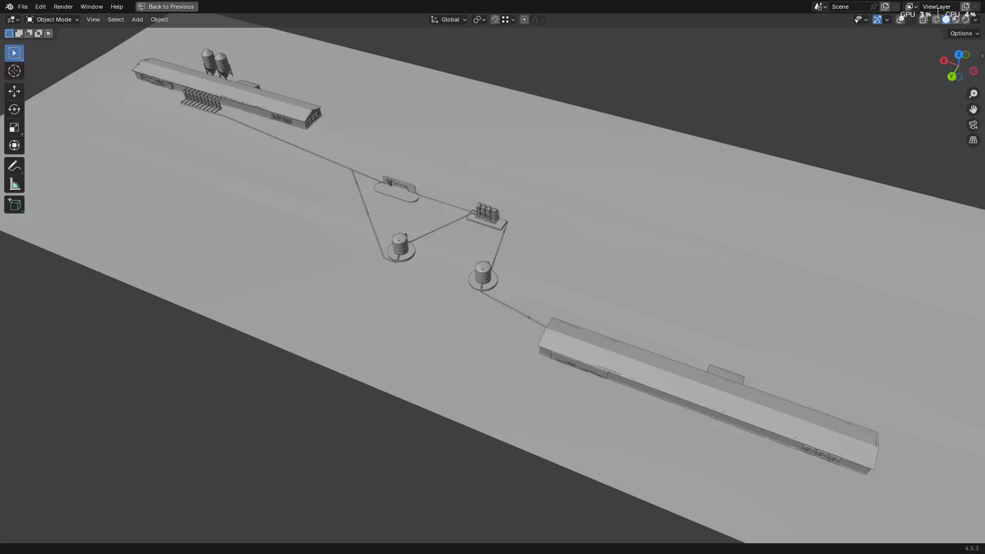 Rainwater Harvesting System on Poultry Farm 3D model_27