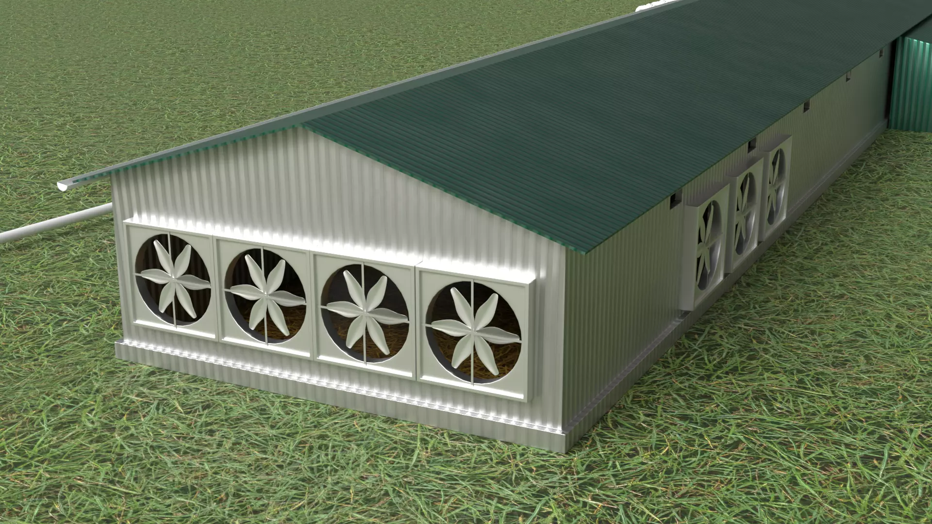 Rainwater Harvesting System on Poultry Farm 3D model_15