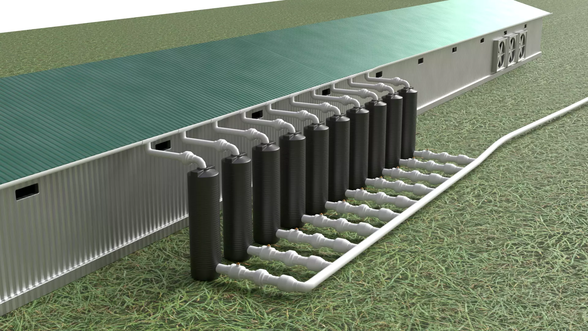 Rainwater Harvesting System on Poultry Farm 3D model_9