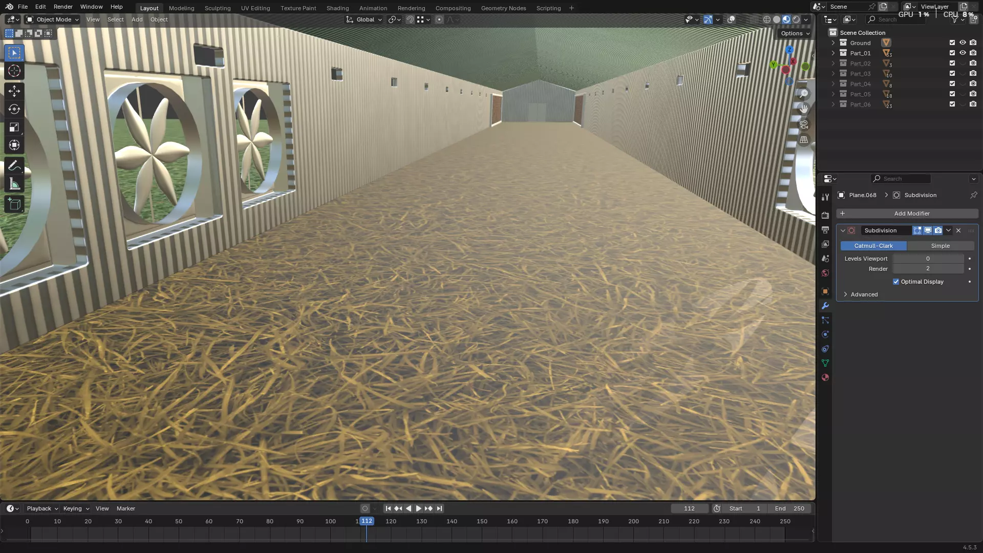 Rainwater Harvesting System on Poultry Farm 3D model_46