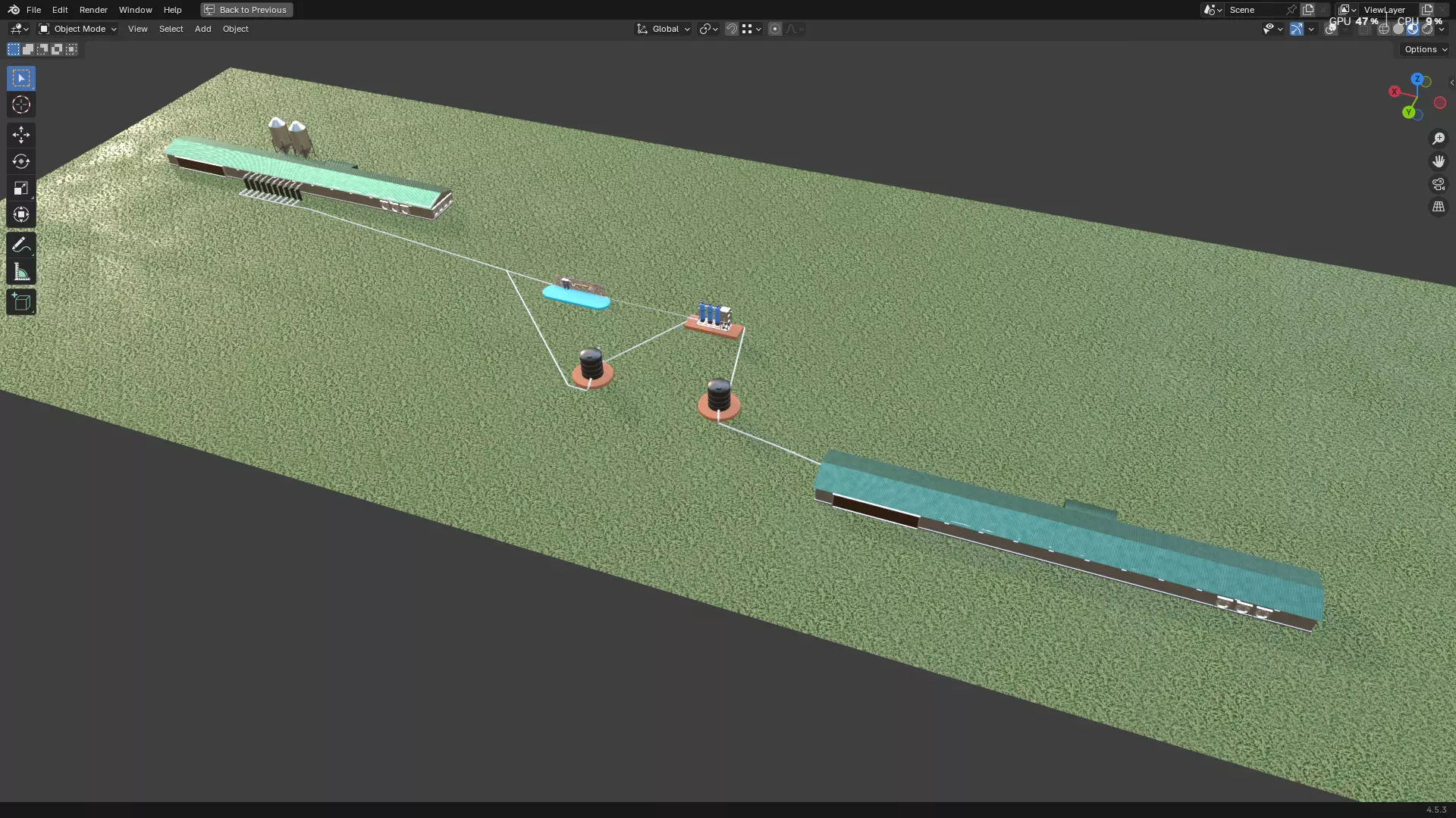 Rainwater Harvesting System on Poultry Farm 3D model_28