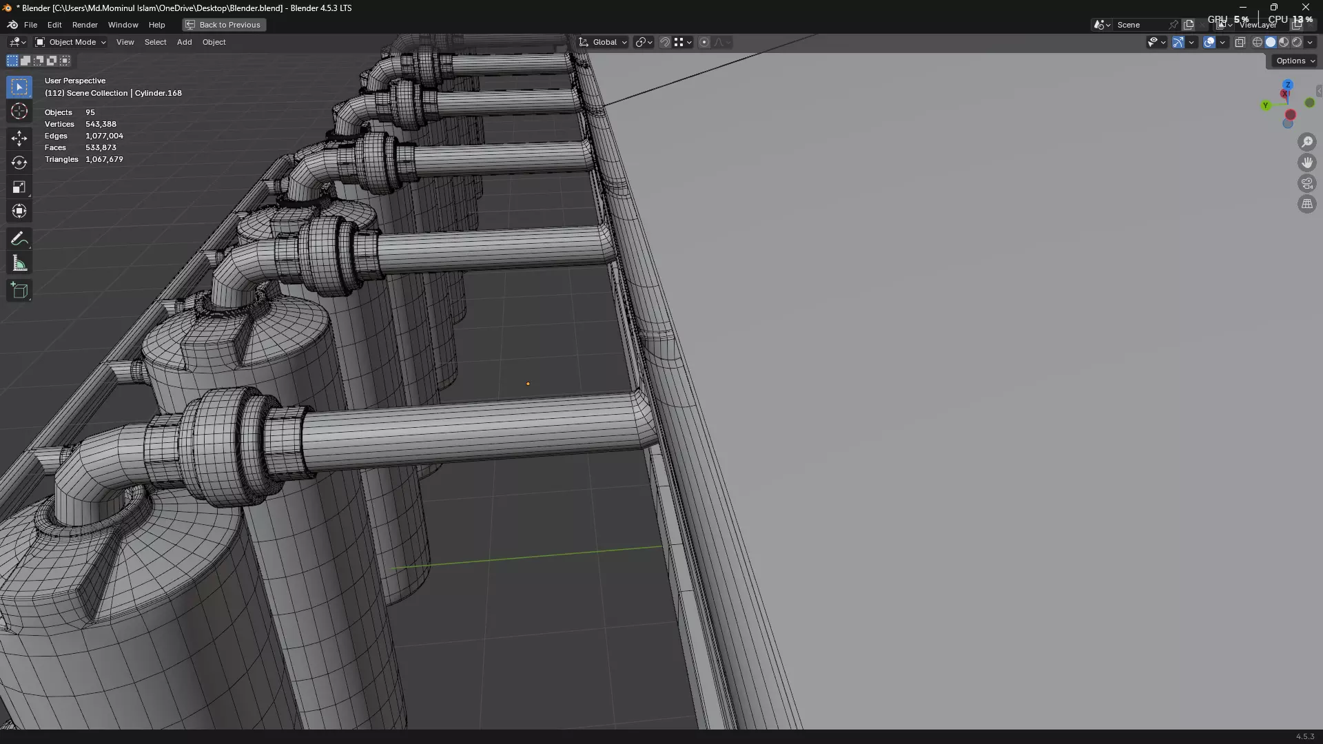 Rainwater Harvesting System on Poultry Farm 3D model_76
