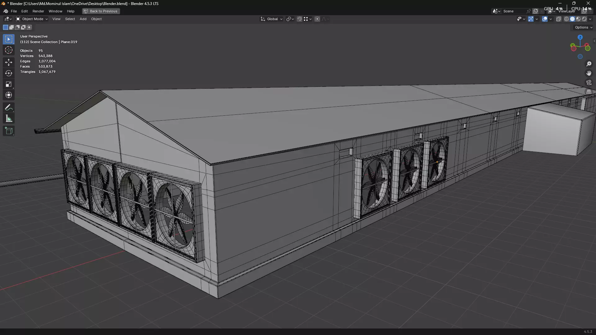 Rainwater Harvesting System on Poultry Farm 3D model_73