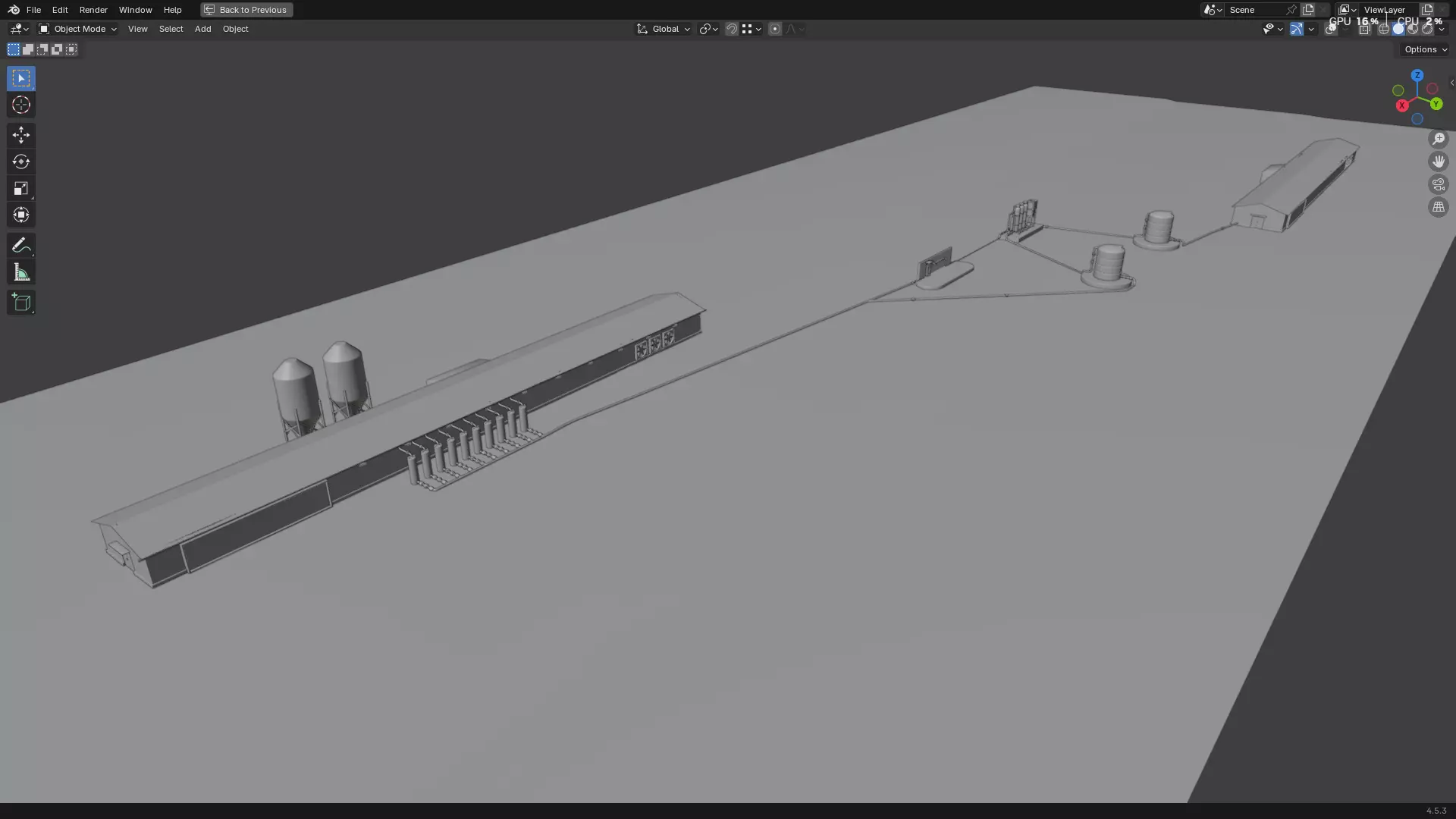 Rainwater Harvesting System on Poultry Farm 3D model_23