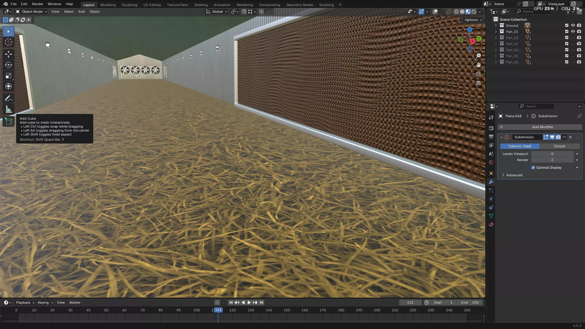Rainwater Harvesting System on Poultry Farm 3D model_47