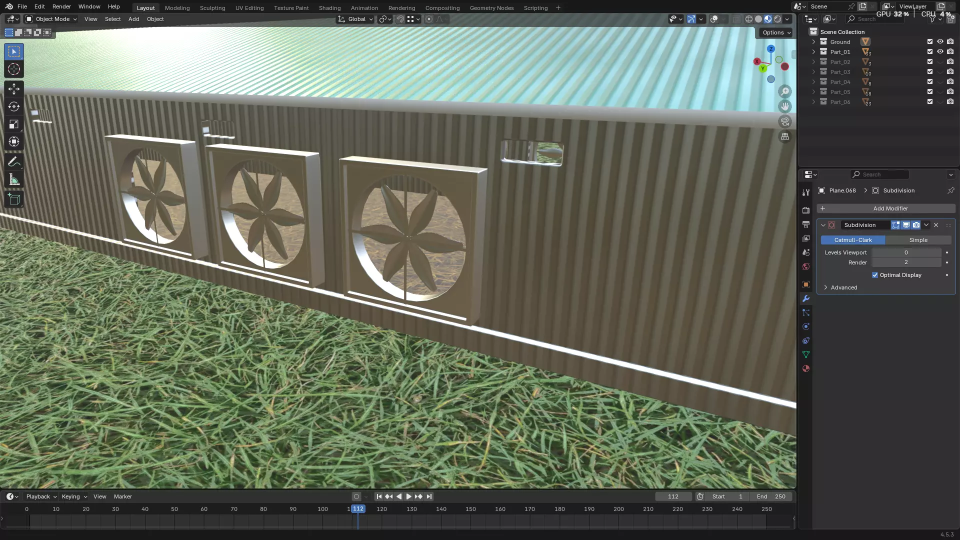 Rainwater Harvesting System on Poultry Farm 3D model_42