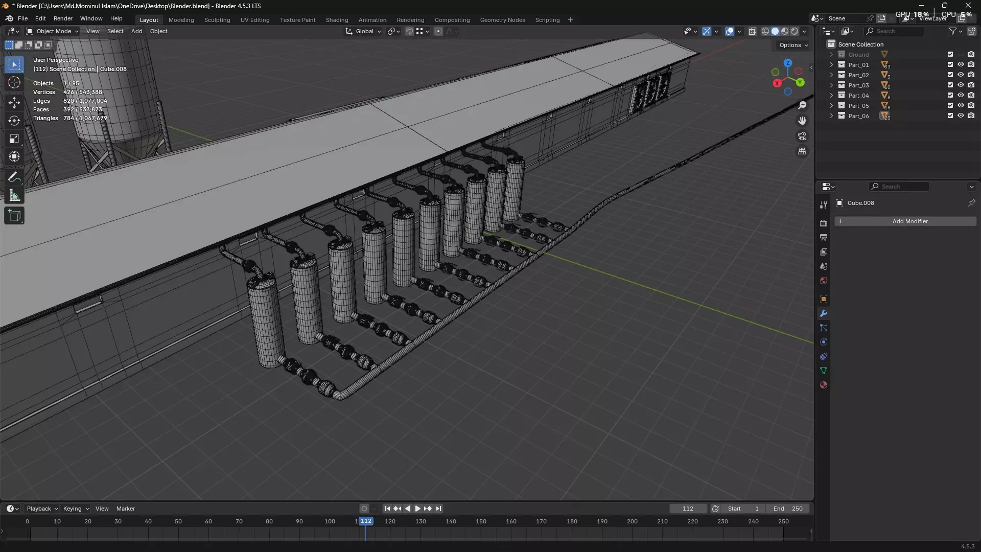 Rainwater Harvesting System on Poultry Farm 3D model_71