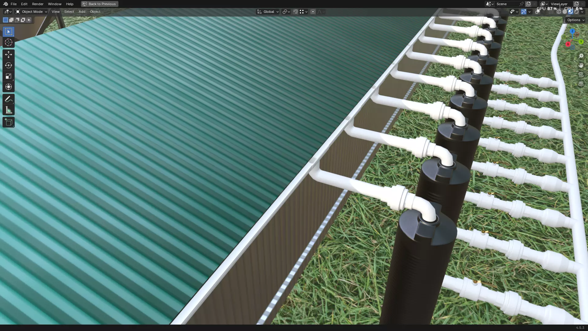 Rainwater Harvesting System on Poultry Farm 3D model_31