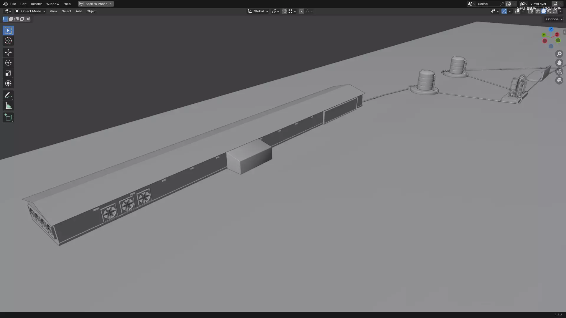 Rainwater Harvesting System on Poultry Farm 3D model_25