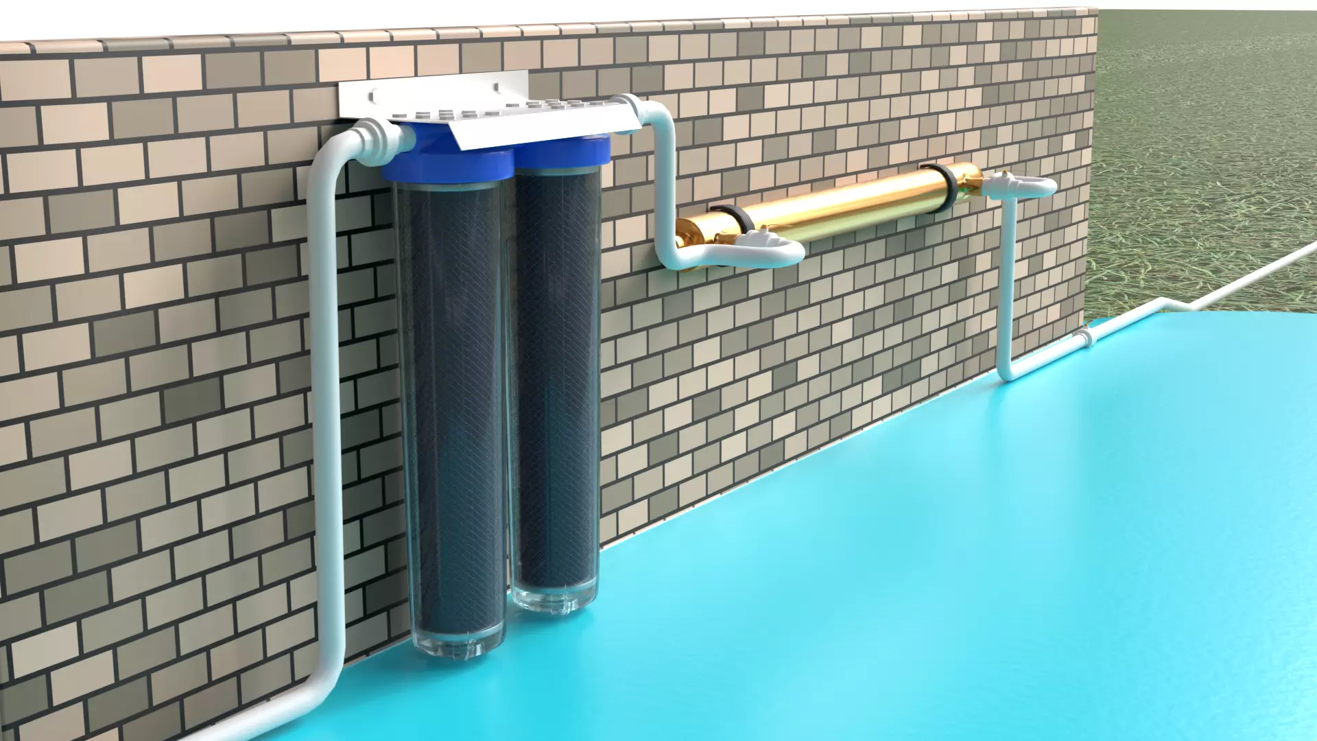 Rainwater Harvesting System on Poultry Farm 3D model_14