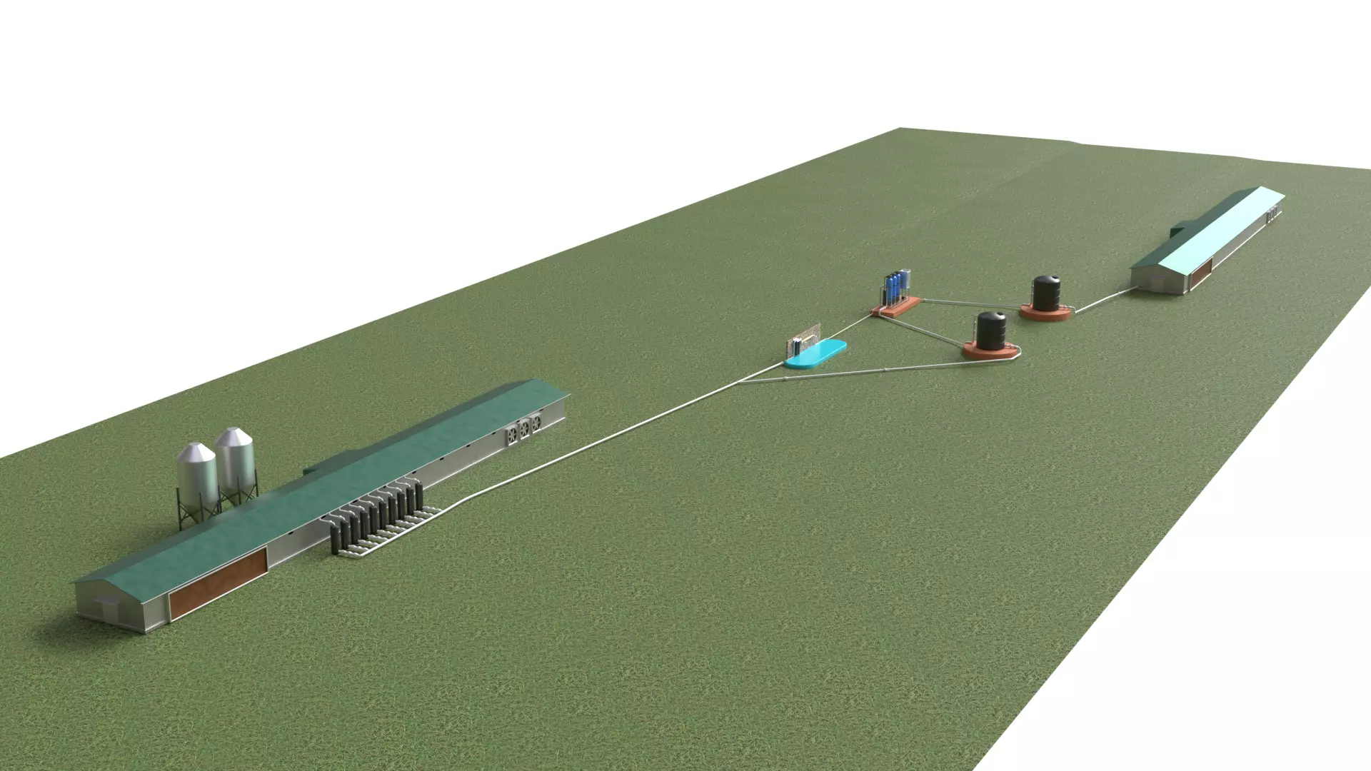 Rainwater Harvesting System on Poultry Farm 3D model_6