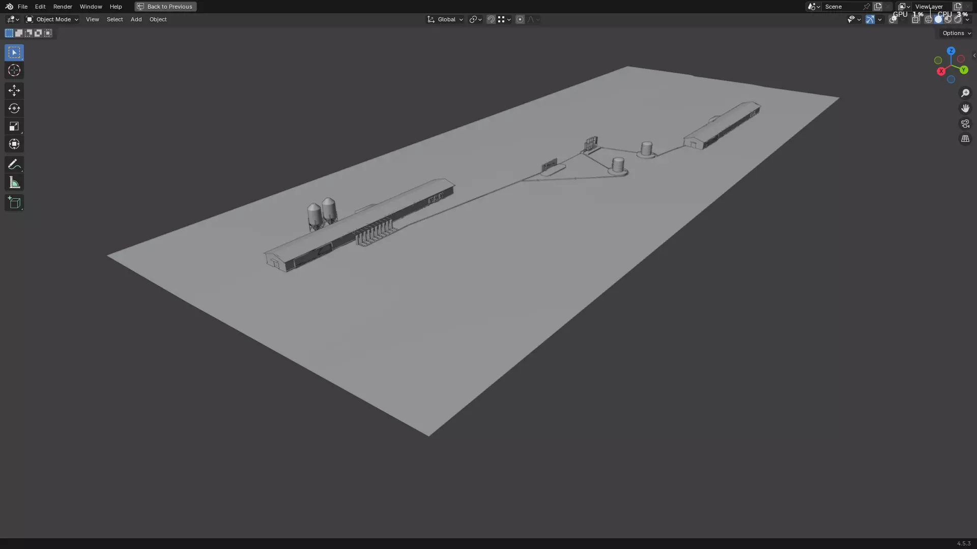 Rainwater Harvesting System on Poultry Farm 3D model_19