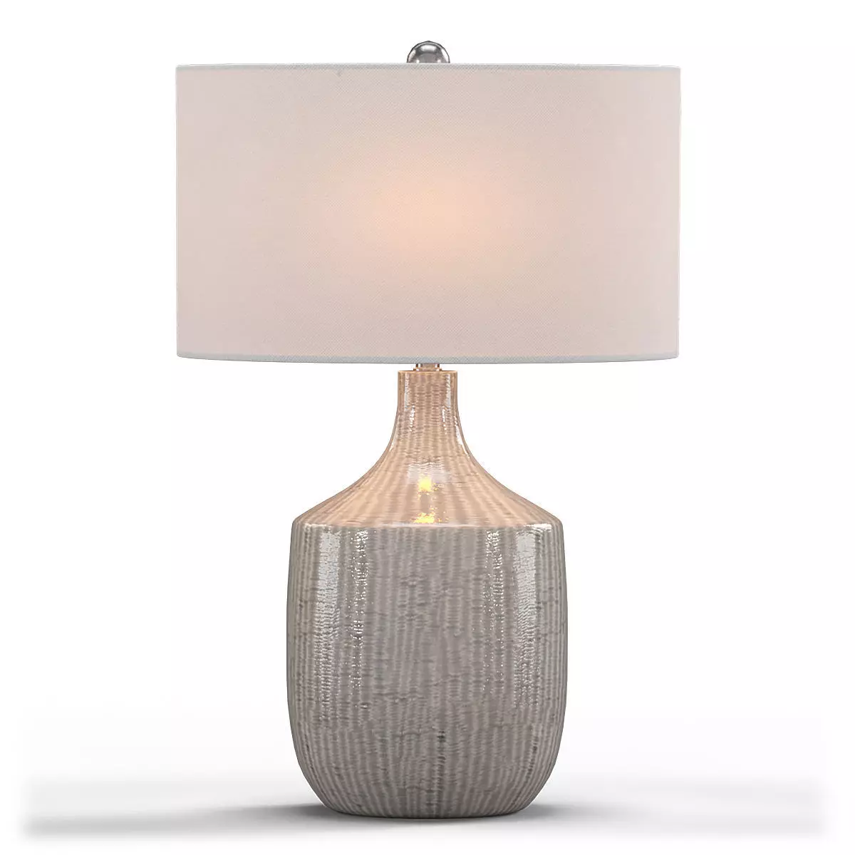 Uttermost Felipe Table Lamp Light Gray 3D model