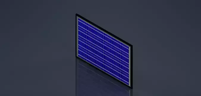 Solar Panel 3D Model